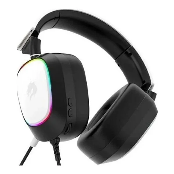 Gamebooster Nemesis H23w Beyaz RGB 7.1 USB Kablolu Kulak Üstü Oyuncu Kulaklığı - Görsel 3