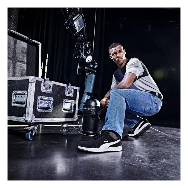 Puma Safety Iconic Black Low S1pl Esd İş Ayakkabısı - Görsel 2