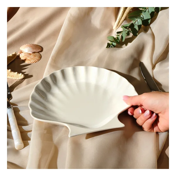 Karaca İstiridye 23 Cm Çukur Tabak - Görsel 5