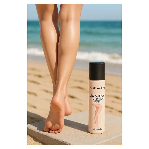 Alix Avien Bronzlaştırıcı Etkili Fair Ivory 75 Ml Bacak Fondöteni - Görsel 5
