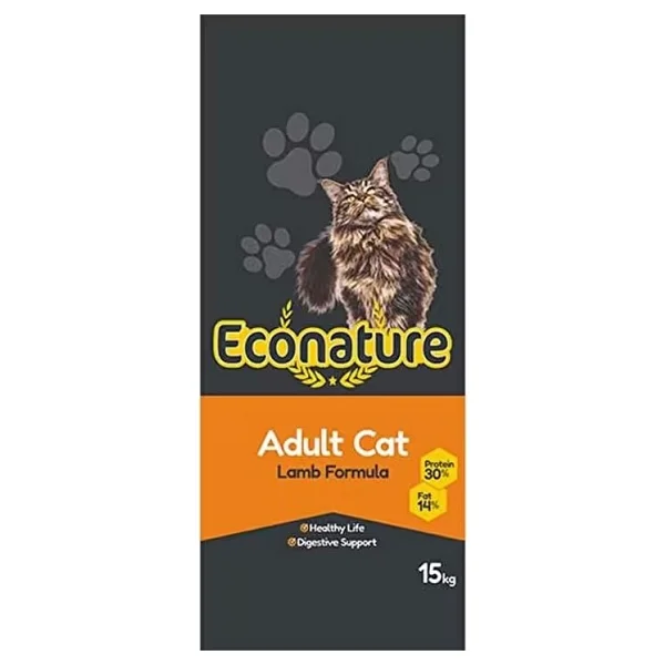 Econature Kuzu Etli 15 Kg Yetişkin Kedi Maması - Görsel 6