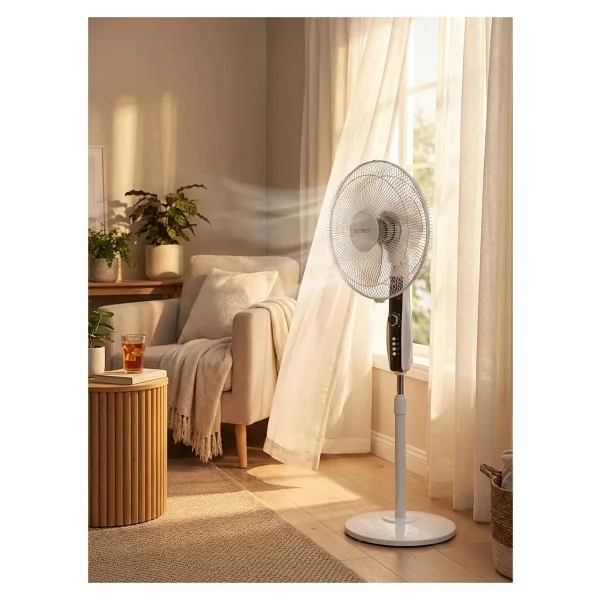 Everest Fan11 Coolair Beyaz Ayaklı Vantilatör - Görsel 8