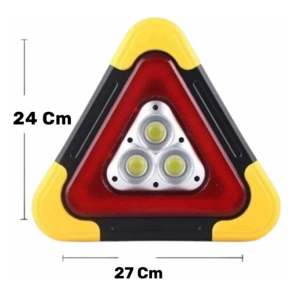Epilons Işıklı Üçgen Reflektör LED Projektör Acil Durum Feneri Flaşör 500 Lümen - Görsel 2