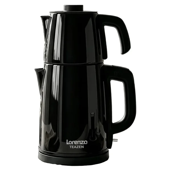 Lorenzo Teazen 2in1 LRZ-1021 Siyah Çelik Çay Makinesi - Görsel 6
