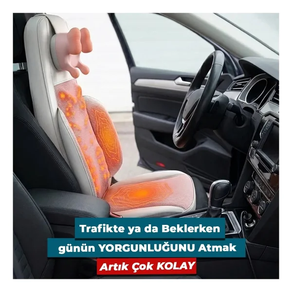 Relaxus Rlx50 3d Shiatsu Masaj Koltuğu Minderi - Görsel 4