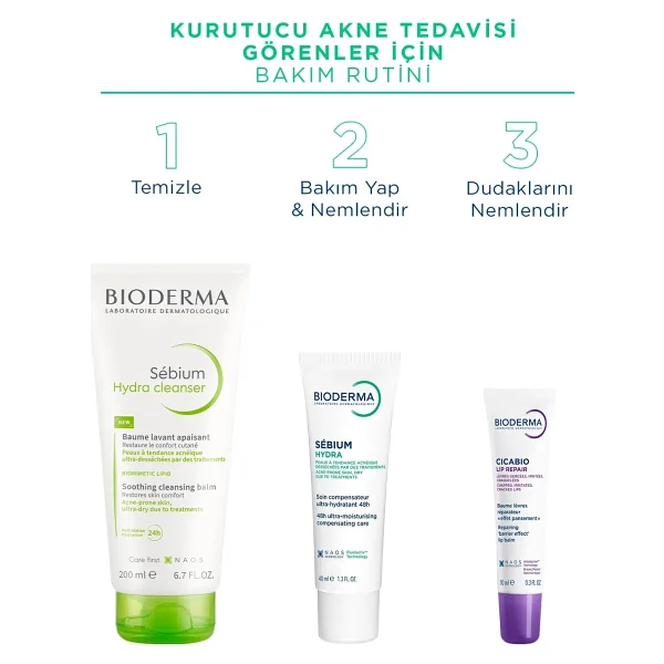 Bioderma Sebium Hydra Akneye Eğilimli Ciltler İçin Yatıştırıcı 40 Ml Nemlendirici Krem - Görsel 5