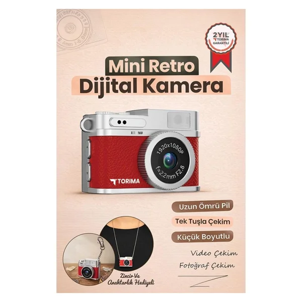 Torima Cmr35 Mavi Dijital Fotoğraf Makinesi - Görsel 8