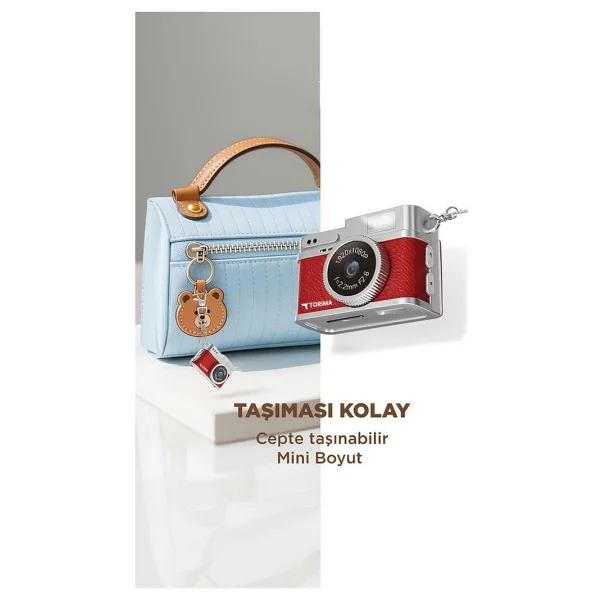 Torima Cmr35 Kırmızı Dijital Fotoğraf Makinesi - Görsel 4