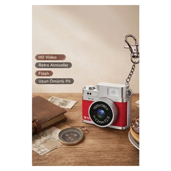 Torima Cmr35 Kırmızı Dijital Fotoğraf Makinesi - Görsel 6