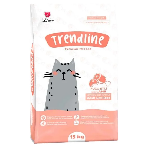 Trendline Kuzu Etli 15 Kg Yetişkin Kedi Maması - Görsel 4