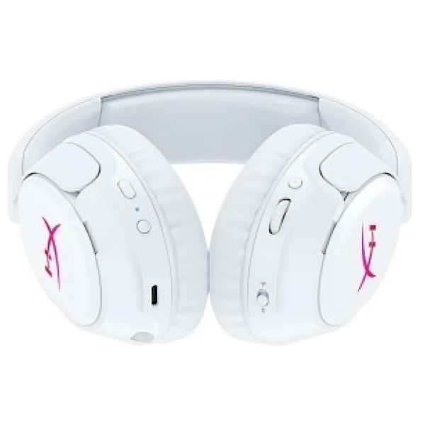 Hyperx Cloud Flight 2 B5vc5aa Beyaz RGB Kablosuz Kulak Üstü Oyuncu Kulaklığı - Görsel 6