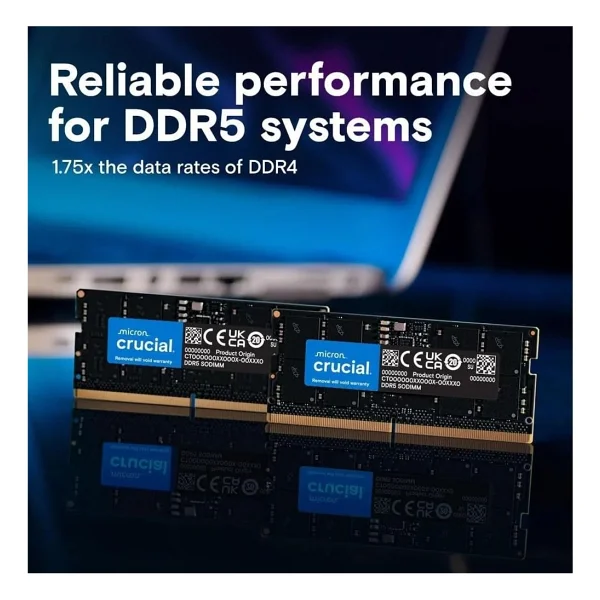 Crucial 32 GB (2x16) 5600 MHz Cl46 Ct2k16g56c46s5 DDR5 RAM - Görsel 5