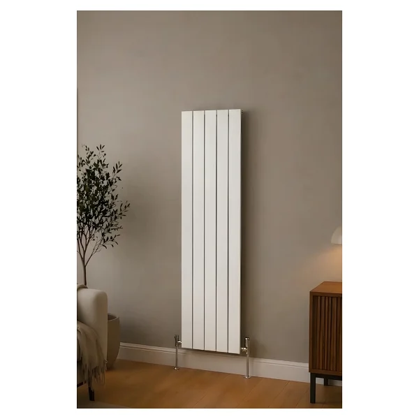 Aeon Hestia Alüminyum Dikey Radyatör 1500 X 445 - Beyaz - Görsel 2