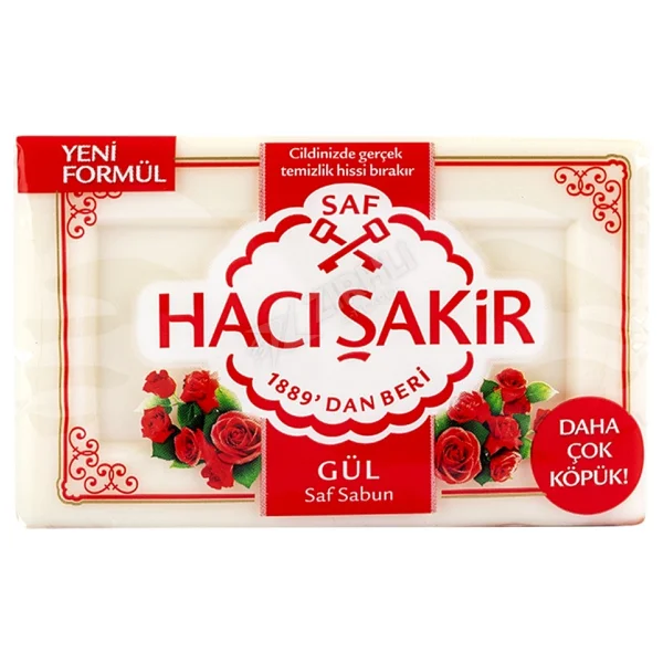 Hacı Şakir Sabun 600gr Gül - Görsel 2