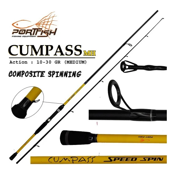 Portfish Cumpass 270cm 10-30 Gr Spin Kamış - Görsel 2