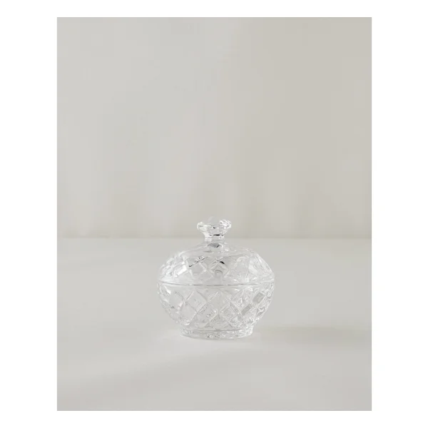 English Home Diamond Gleam Cam Şekerlik 9,5x10 Cm Şeffaf - Görsel 3