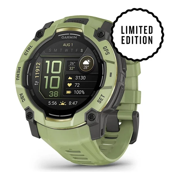 Garmin Instinct 3 50mm AMOLED Açık Yeşil Akıllı Saat - Görsel 10