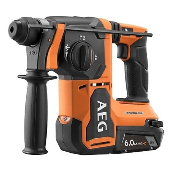 AEG Akülü Dörtlü Montaj Seti 18 V 6.0 Ah Kömürsüz Motor ( BBH18BL2 - BSS 18C3B3 - BSS 18C3B3 - BEWS 18 125BLPX2 x L1860SHD x 4 ) - Görsel 2