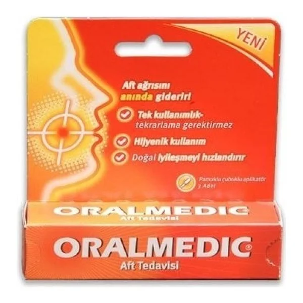 Oralmedic Aft (Ağız Yarası) Tedavisi Tek Kullanımlık, Yeni Ambalajında - Görsel 2