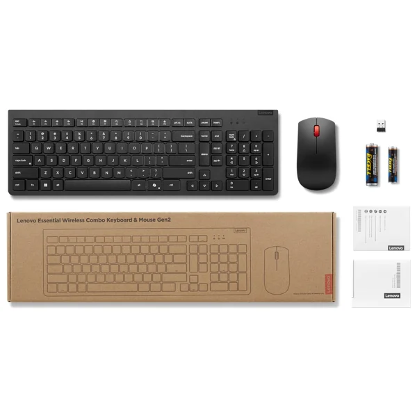 Lenovo Essential Gen2 4x31r64489 Kablosuz Klavye Mouse Seti - Görsel 5