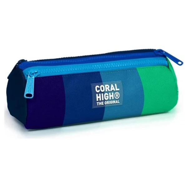 Coral High 22097 Renkli Çizgili 3 Bölmeli Kalemlik - Görsel 6