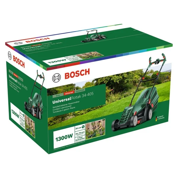 Bosch Universalrotak 34-405 1300 W Elektrikli Çim Biçme Makinesi - Görsel 6