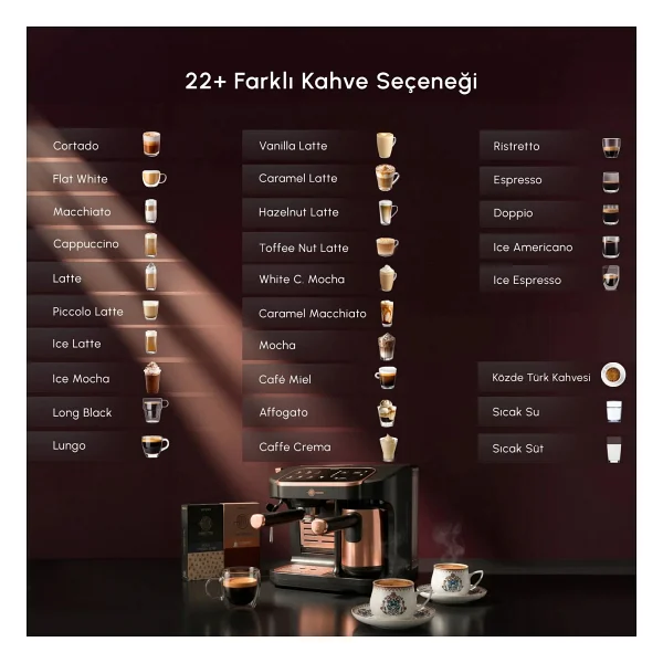 Karaca Hatır Perfetto Copper Türk Kahve Ve Espresso Makinesi - Görsel 9
