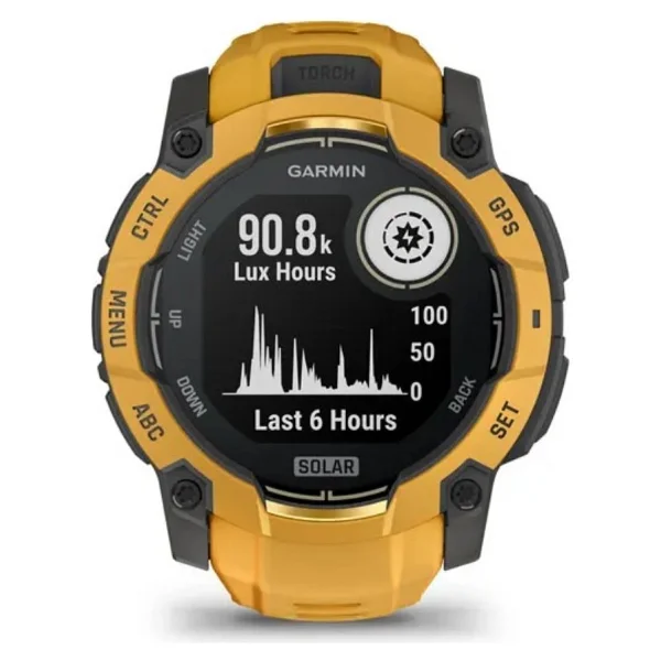 Garmin Instinct 3 45mm Solar Turuncu Akıllı Saat - Görsel 2