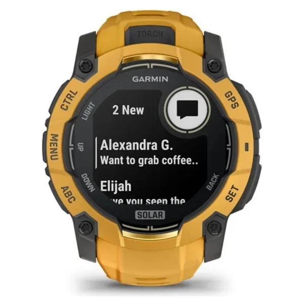 Garmin Instinct 3 45mm Solar Turuncu Akıllı Saat - Görsel 4