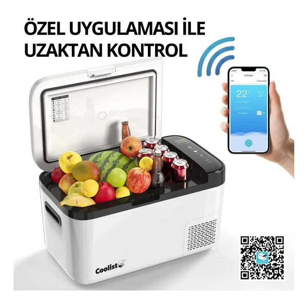 Coolist Clk25b 12-24-220 V 25 Lt Kompresörlü Araç Buzdolabı - Görsel 2