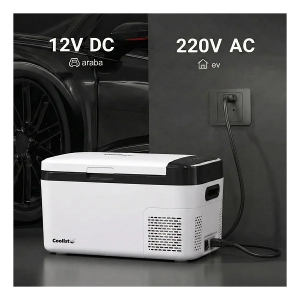 Coolist Clk25b 12-24-220 V 25 Lt Kompresörlü Araç Buzdolabı - Görsel 4