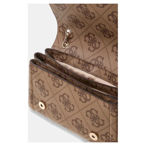 Guess Noelle Iı Dönüştürülebilir Kapaklı Çapraz Askılı Kadın Kahverengi Omuz Çantası Hwss9672210-Lgw - Görsel 5