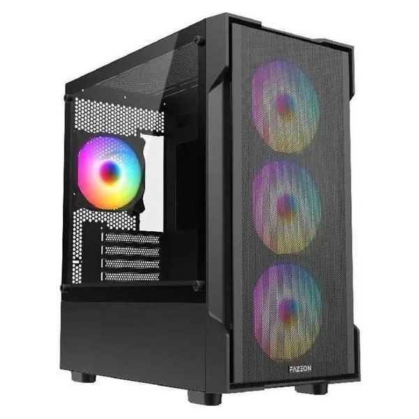 Fazeon F1 F1m650bbm Fanlı 650 W Siyah Micro Atx Oyuncu Kasası - Görsel 3