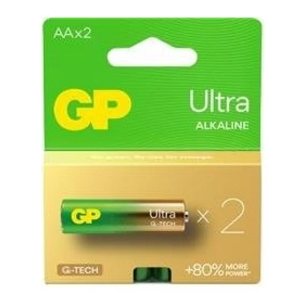 Gp 15au Lr6 Ultra Alkalin 2'li Aa Kalem Pil - Görsel 2