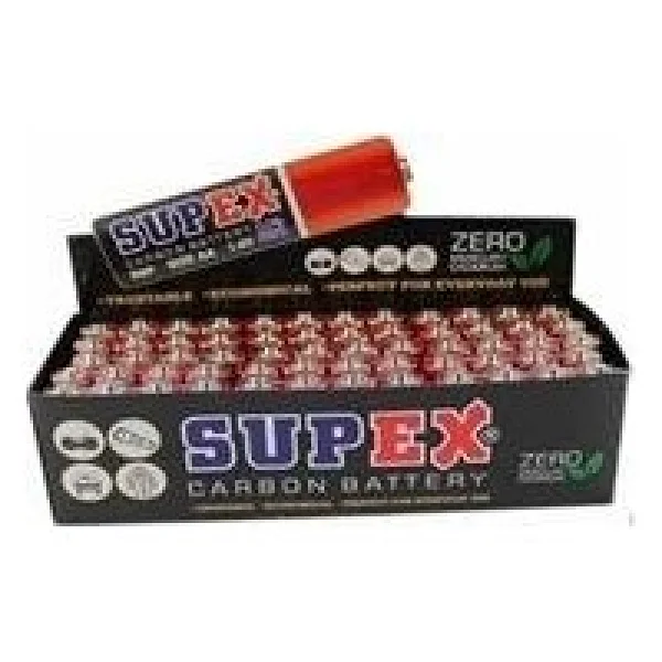 Supex R6 1.5 V 60'lı Çinko Karbon Aa Kalem Pil - Görsel 2