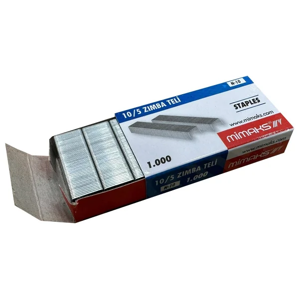Mimaks Tel Zımba - Küçük Boy N/10 - Zımba Teli - 1000 Adetlik 3 Kutu - Görsel 2
