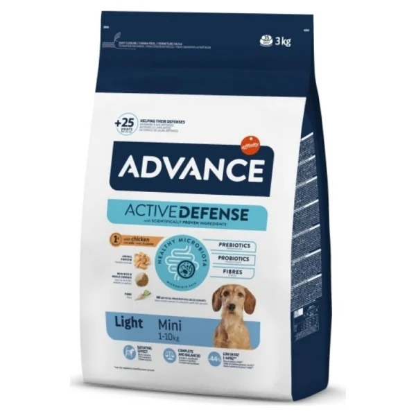 Advance Mini Light Tavuklu 3 Kg Küçük Irk Yetişkin Köpek Maması - Görsel 7