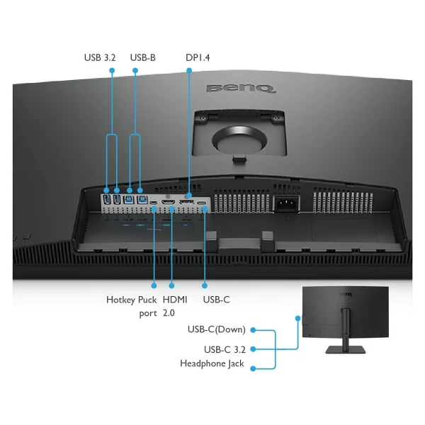 Benq Pd3205u 31.5" 5 Ms 4K Pivot Ips 60 Hz Monitör - Görsel 4