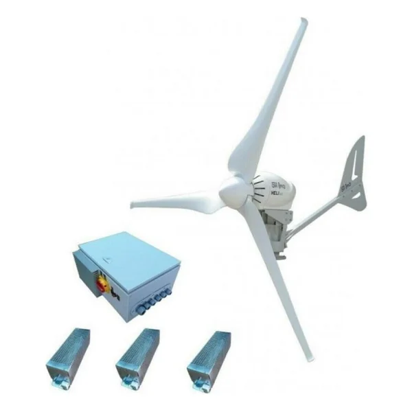 İsta Breeze Set Heli 4.0 Kw 48 V Rüzgar Türbini + Wind Pro Şarj Kontrol Cihazı - Görsel 2