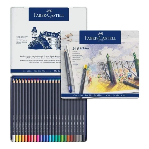 Faber-Castell Goldfaber 48'li Kuru Boya Seti - Görsel 8