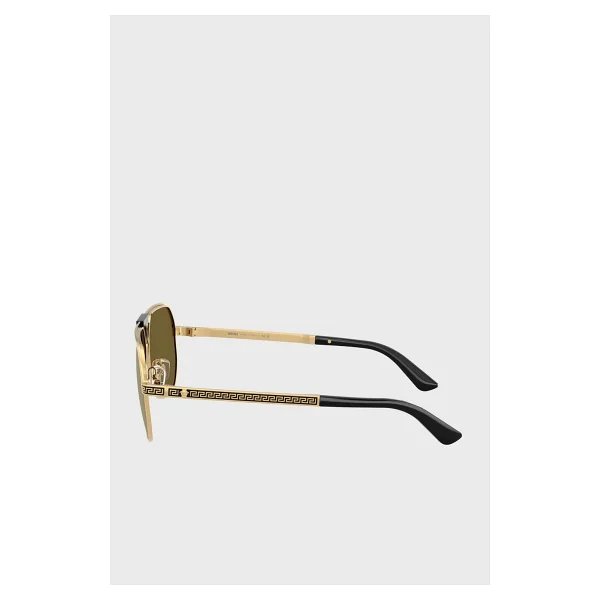 Versace Ve2294 10025a Gold-Brown Aynalı Erkek Güneş Gözlüğü - Görsel 2