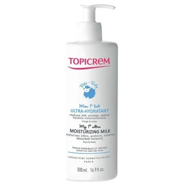 Topicrem My First Ultra Moisturizing Milk 500 Ml Bebek Nemlendirici - Görsel 3