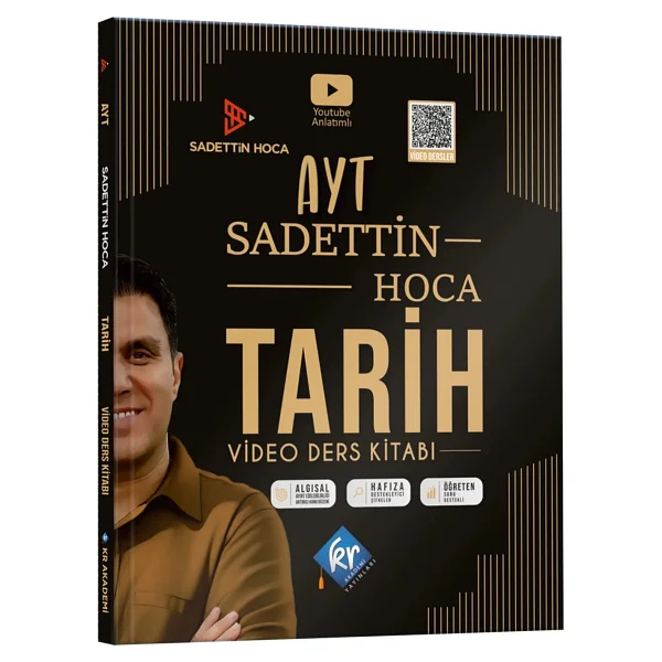 Kr Akademi Yayınları Tyt Tarih Sadettin Hoca Video Ders Kitabı - Görsel 2