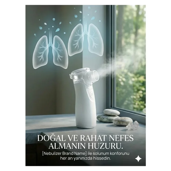 Vzn Lt-N200 Taşınabilir Mesh Nebulizatör - Görsel 5
