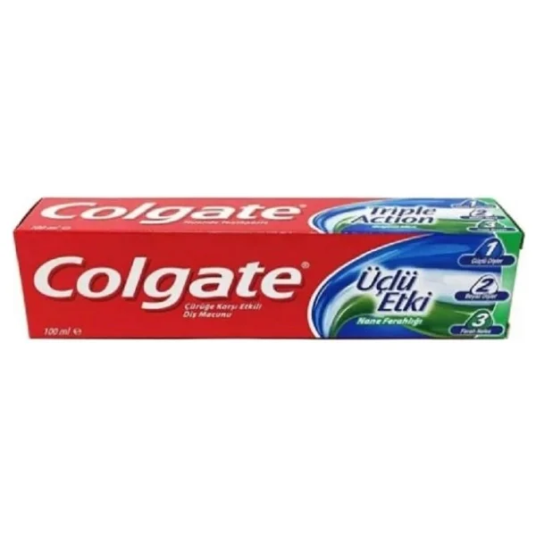 Colgate Üçlü Etki Beyazlatıcı 100 Ml Florürlü Diş Macunu - Görsel 4