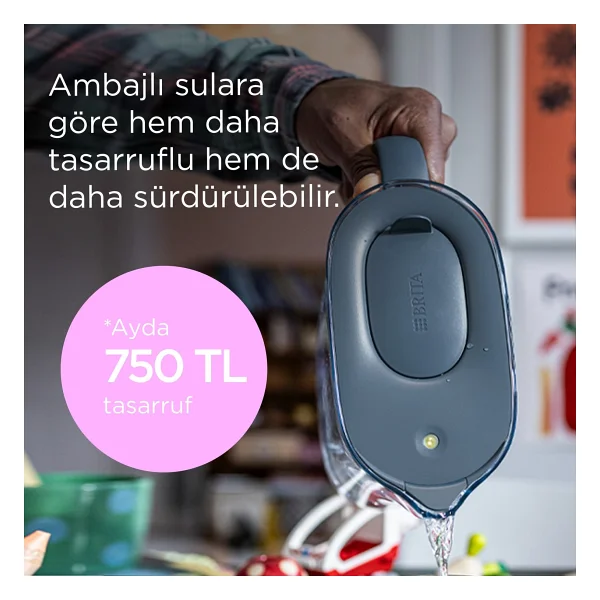 Brita Style Essential XL 3.6 Lt Pure Performance Filtreli Su Arıtma Sürahisi - Görsel 5