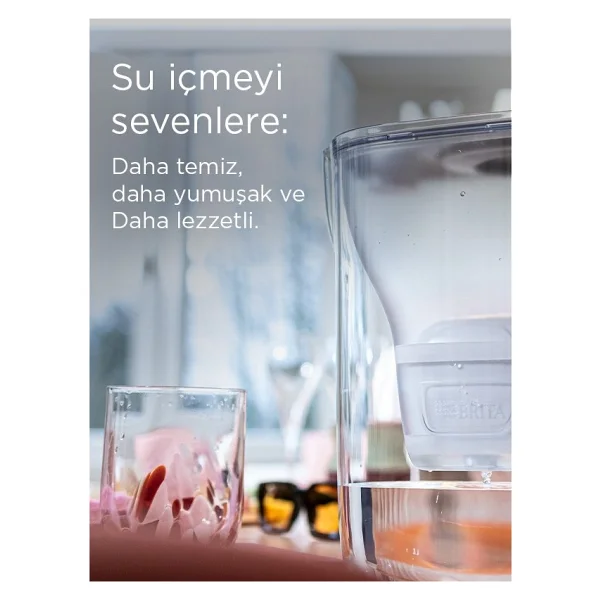 Brita Style Essential XL Beyaz 3.6 Lt Pure Performance Filtreli Su Arıtma Sürahisi - Görsel 4