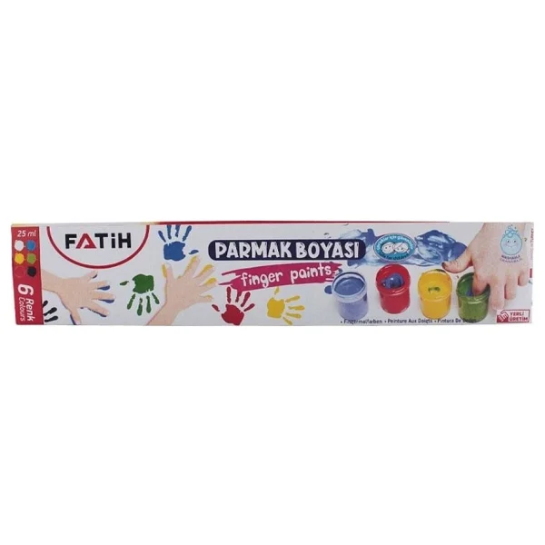 Fatih Parmak Boyası 6 Renk 25 Ml - Görsel 3