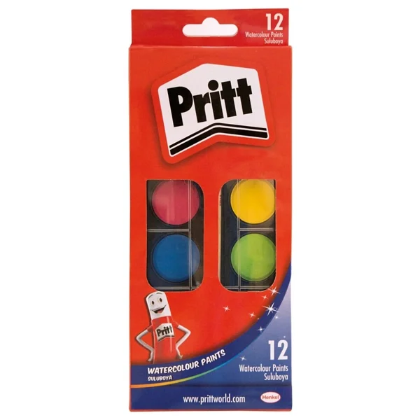 Pritt Büyük 12'li Sulu Boya - Görsel 5