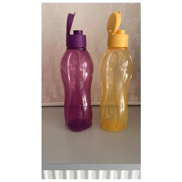 Tupperware Eko Suluk - Şişe 1l Yaz Havası (Turuncu) Ve 1l Mor-2'li Set - Görsel 2